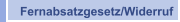 Fernabsatzgesetz/Widerruf
