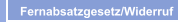 Fernabsatzgesetz/Widerruf